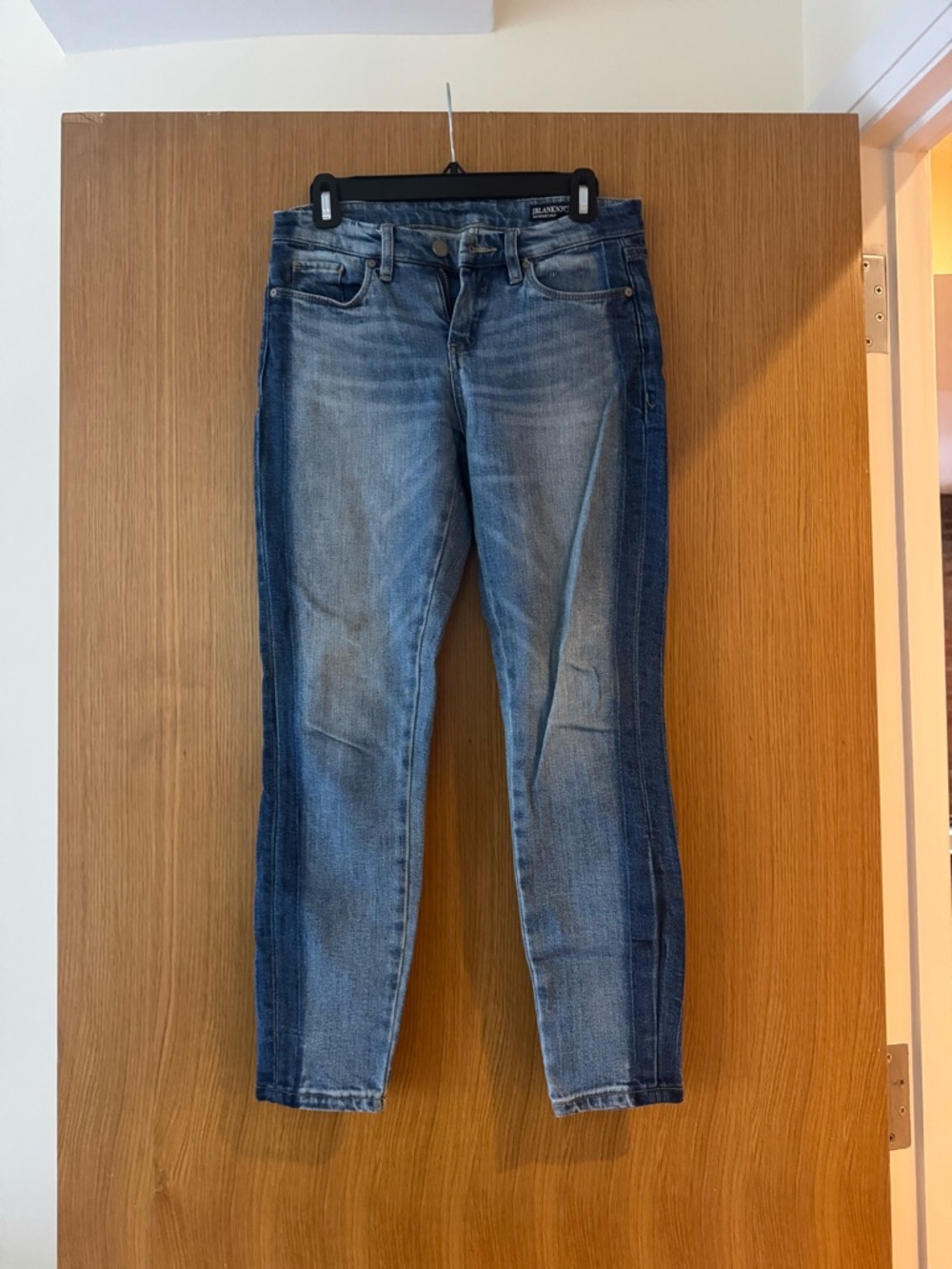 Blank NYC Dark Wash Skinny Jeans: The Reade Crop